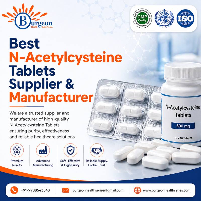 Best N-Acetylcysteine Tablets Supplier Manufacturer