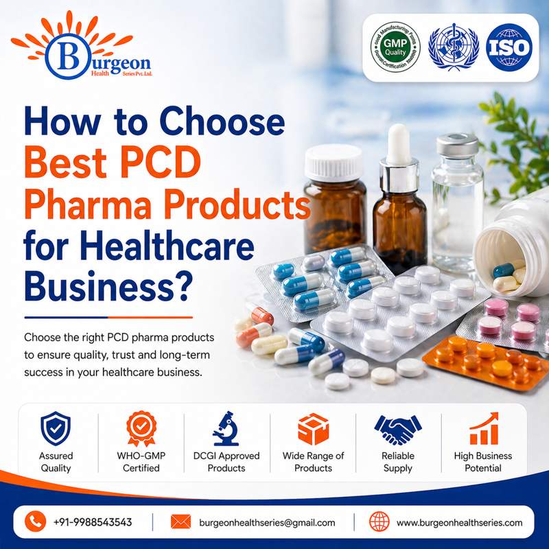 How to Choose the Best PCD Pharma Products for Your Healthcare Business?